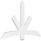 Ekena Millwork Alberta Architectural Grade PVC Gable Bracket, 72"W x 45"H x 2"D x 6"F, 15/12 Pitch GBP072X45X0206ALB00 - alternate 1